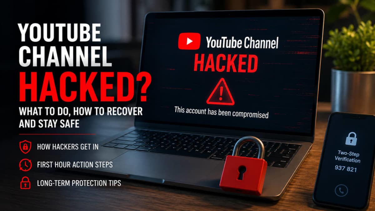 Youtube channel got hacke